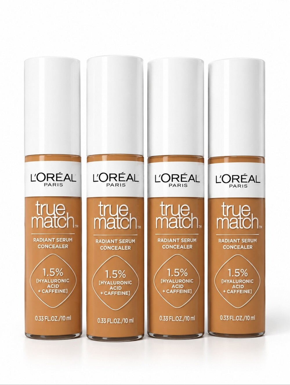 4 x L'oreal True Match Radiant Serum Concealer, N8